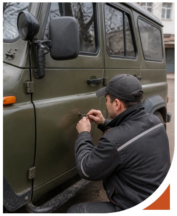 Профессиональное вскрытие автомобиля УАЗ без повреждений в Анжере-Судженске