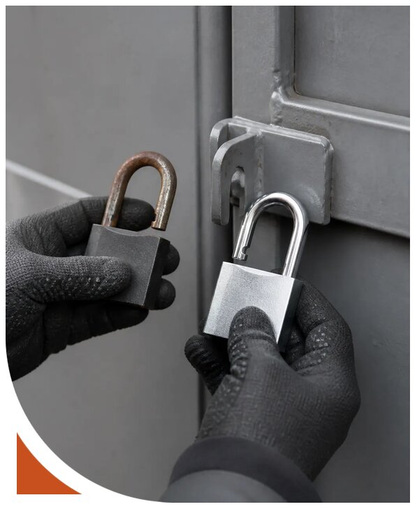 Замена навесного замка с выездом в Анжере-Судженске от 1539 р. | Разлок-Нжр